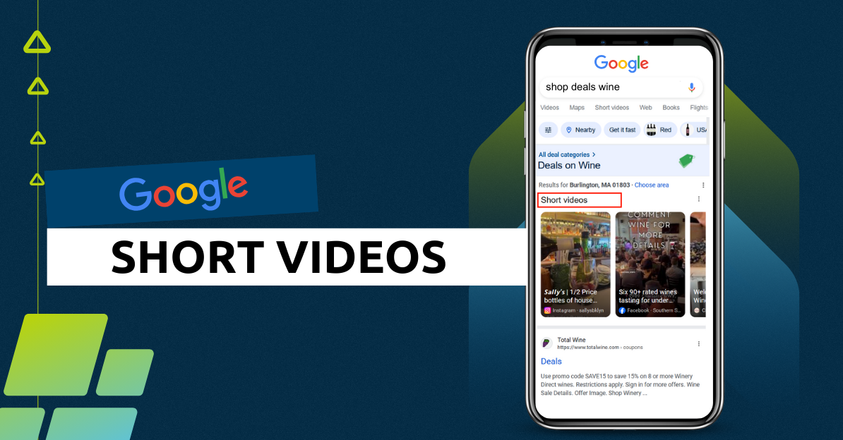 google SERP features -Short video