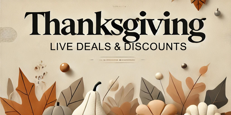 thanksgiving - live deals & discounts