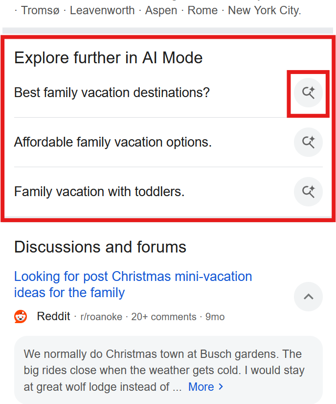 explore further in ai mode - best chritmas