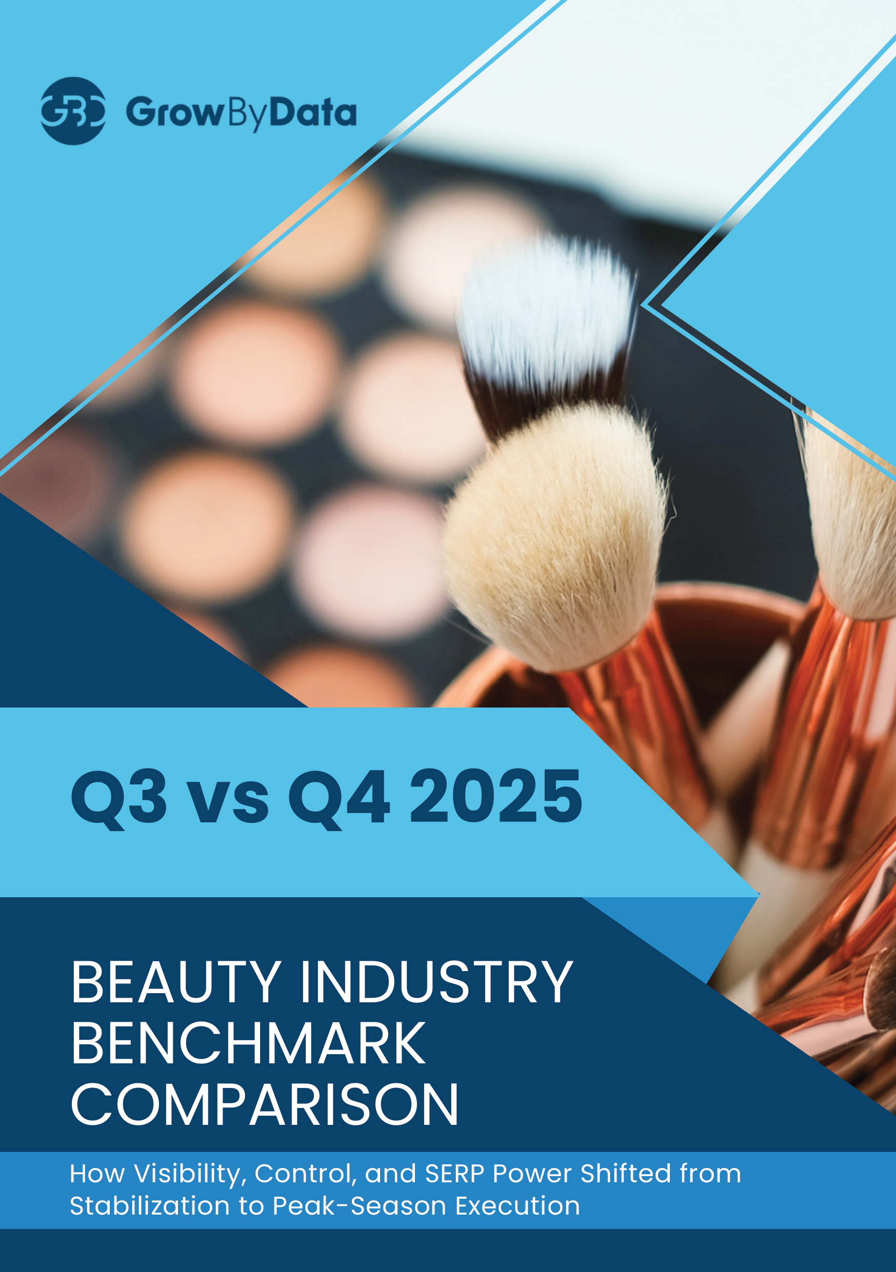 Beauty Search Visibility Benchmark Q3 vs Q4 2025