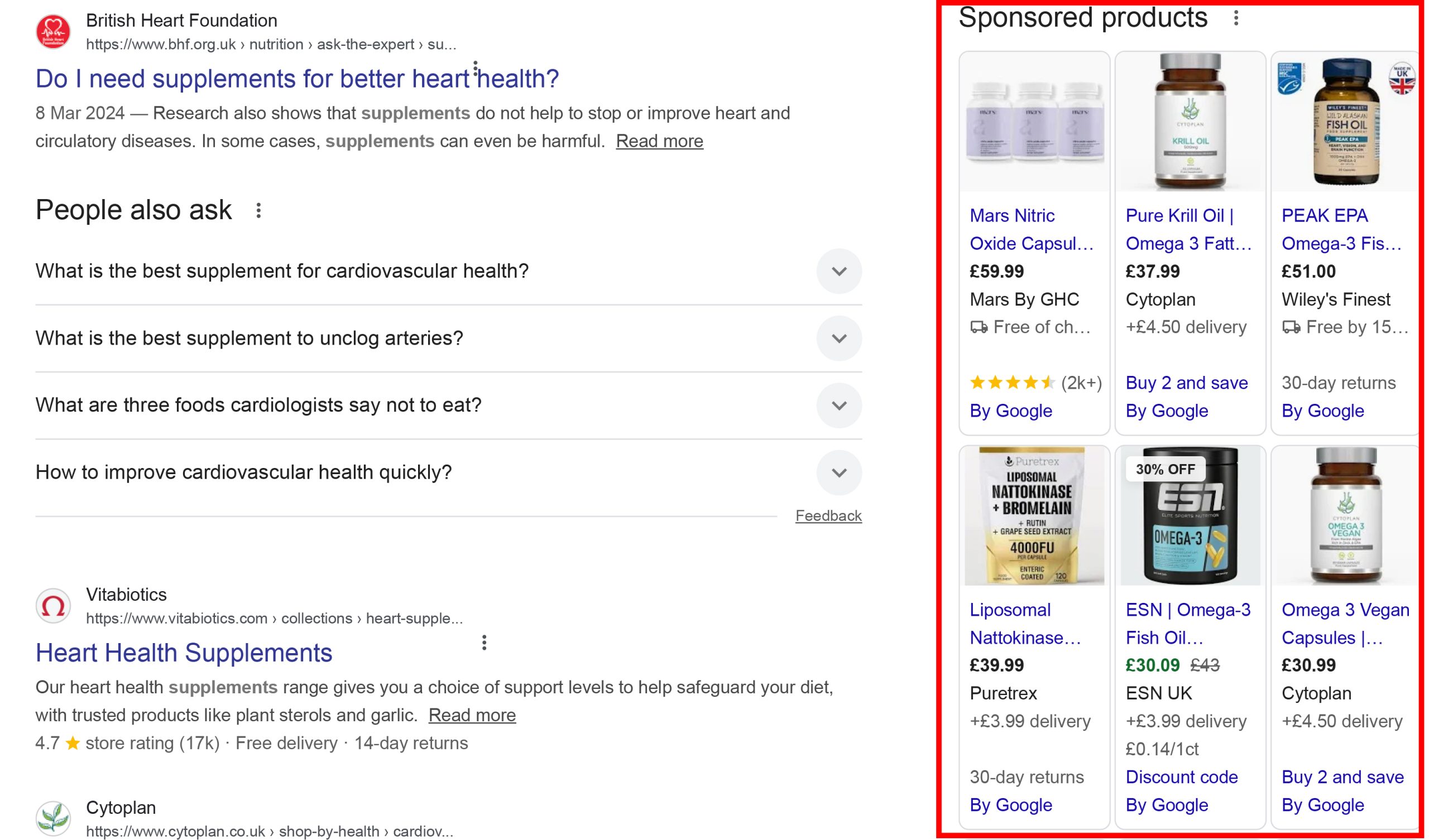 google shopping ads appearance