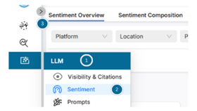 navigate sentiment overview report