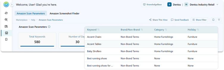 Amazon-scan-parameter