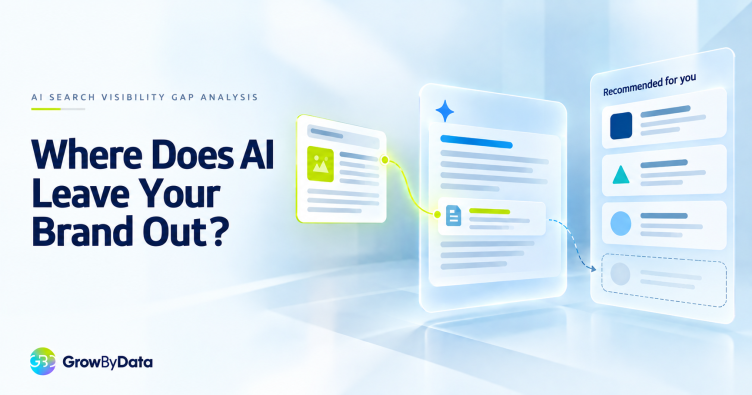 AI search visibility gap showing a brand cited as a source but missing from AI recommendations