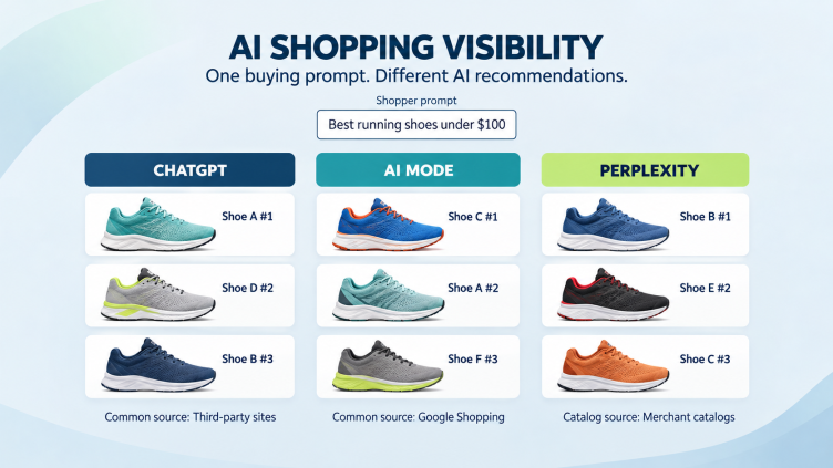 AI Shopping Visibility Infographic